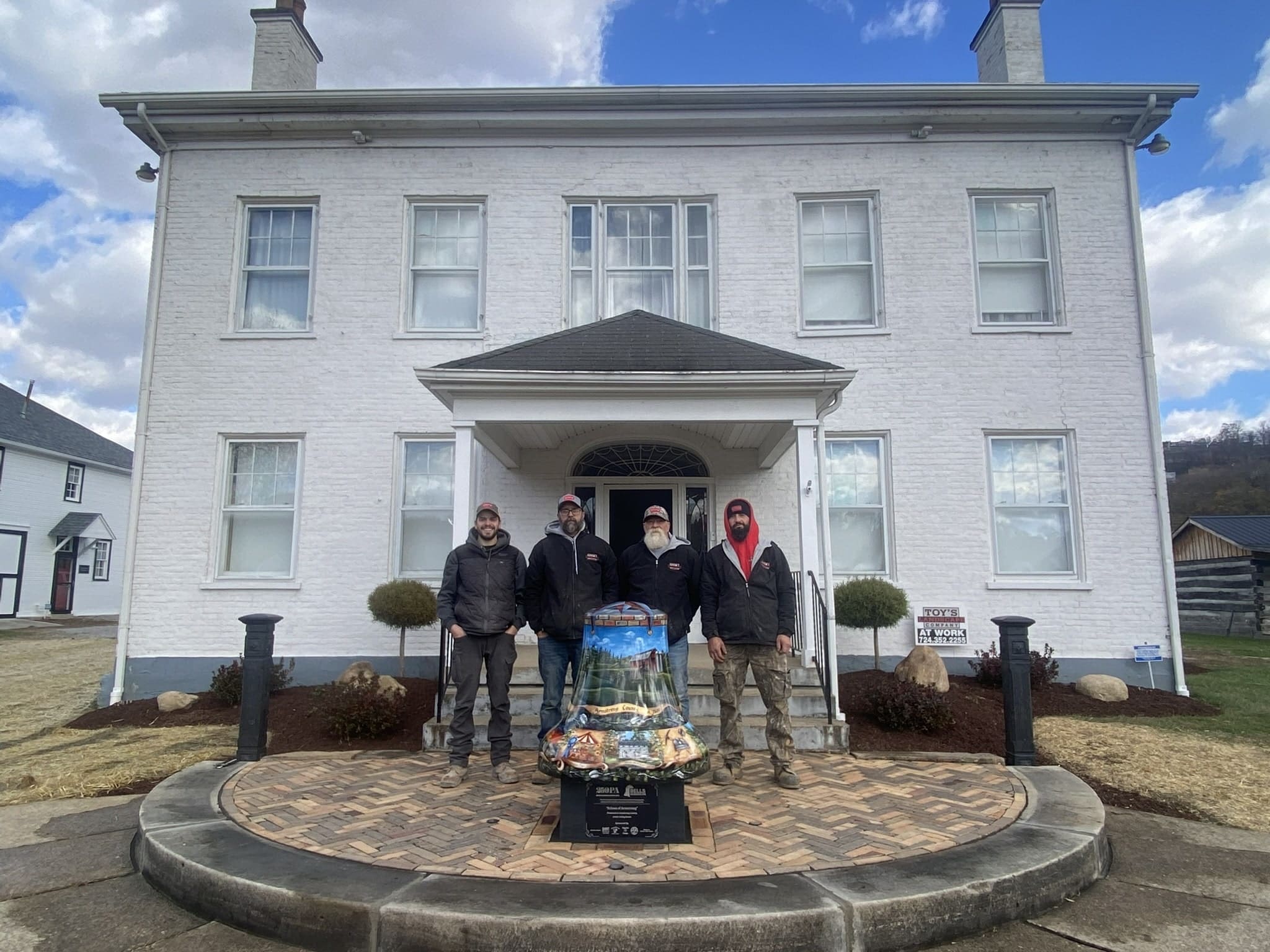Toy's Landscape Company Liberty Bell Project Completed
